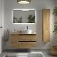 Mueble de baño sobre encimera Bequia Plus Metal suspendido 2 cajones 1 puerta de Salgar
